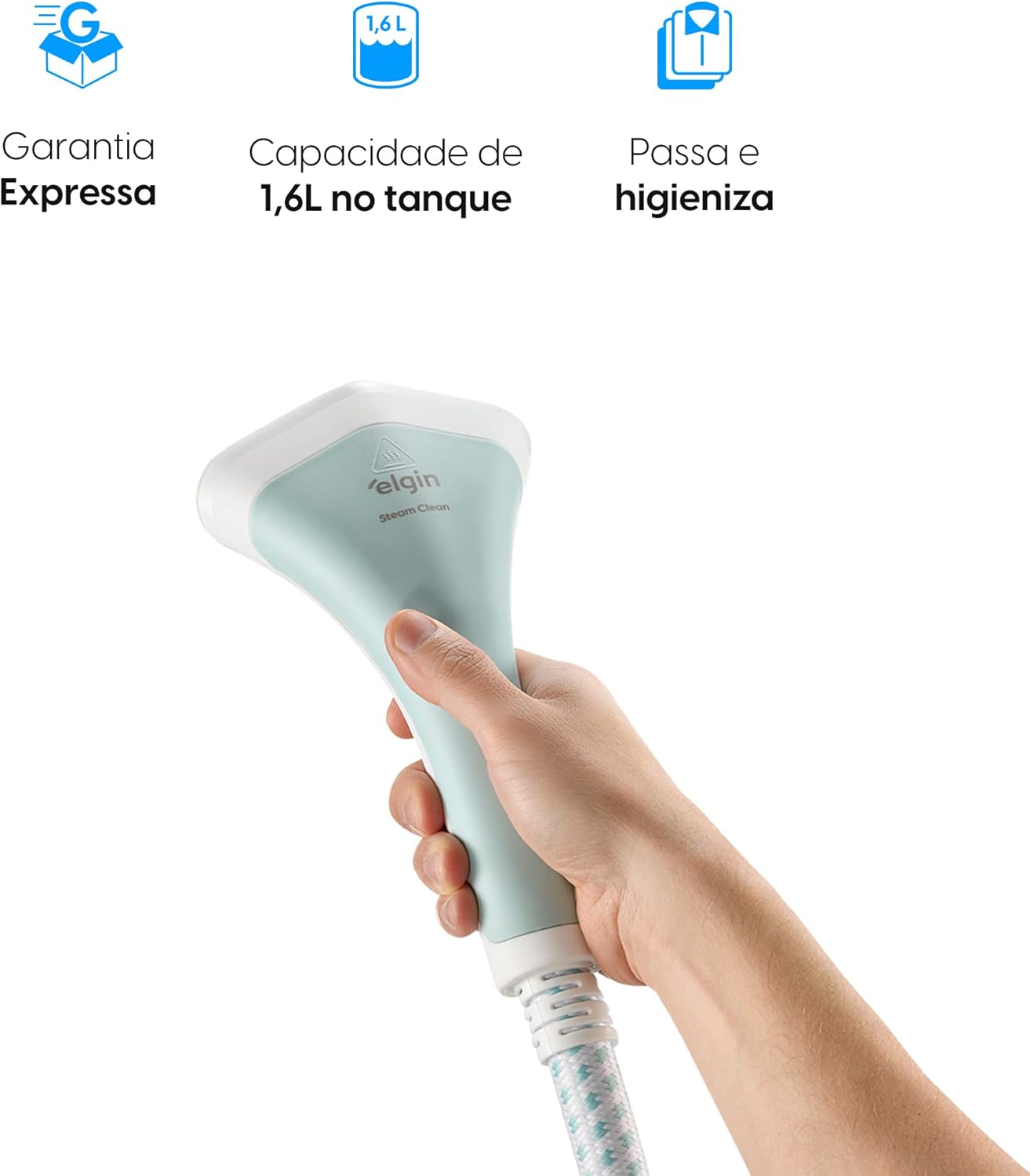 Passadeira e Higienizador a Vapor 5