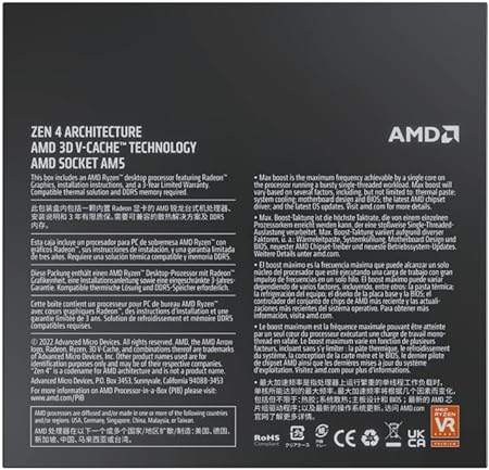 AMD Ryzen™ 7 7800X3D 4