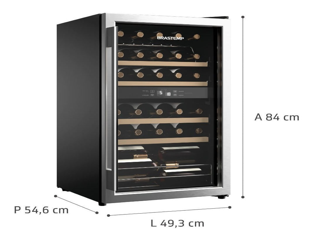 Adega Dual Zone 33 Garrafas 4