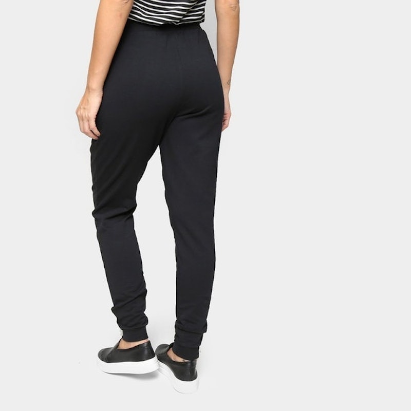 Calça Moletom Feminina Jogger Básica 2