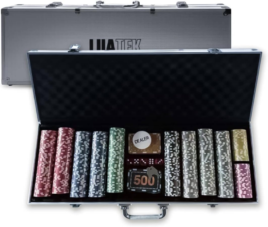 Jogo De Poker Com Maleta 500 Fichas 1
