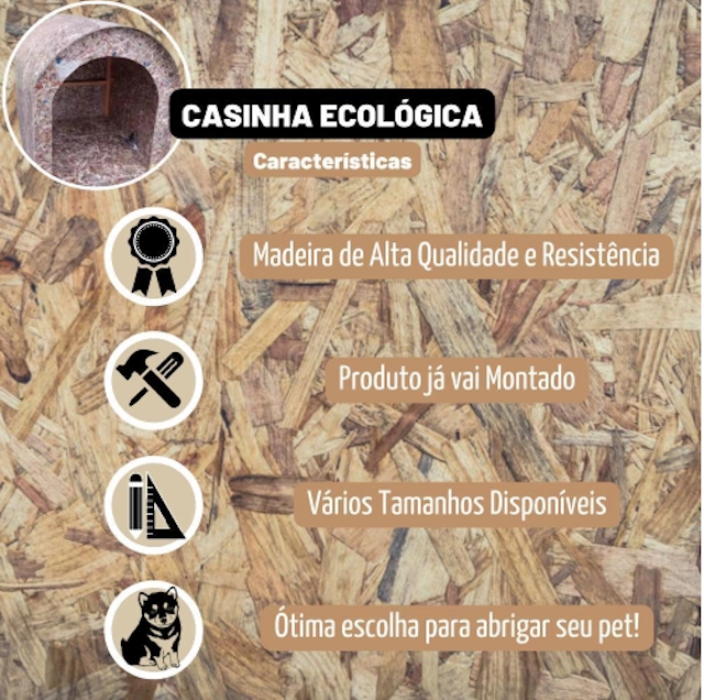 Casinha para Cachorro Ecológica 4