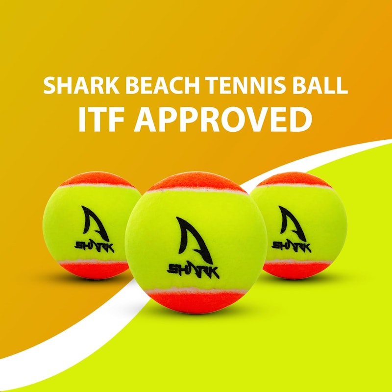 Bola de Beach Tennis Shark BT c/ 3 Pcs 2