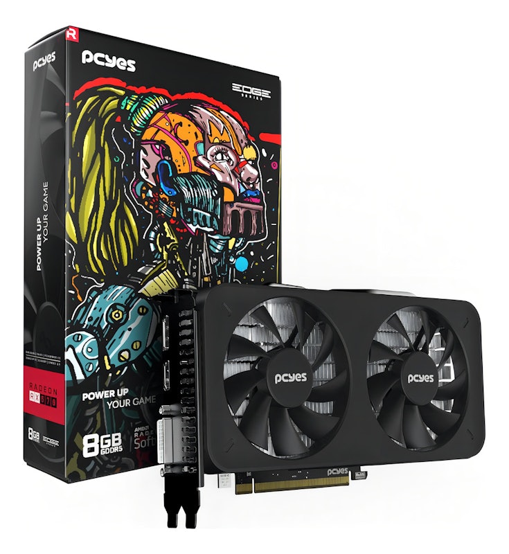 RX 570 8 GB 256 Bits GDDR5 Projeto Edge 1