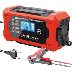 Carregador de Bateria 12 V Inteligente Carro e Moto Bivolt Lúmu