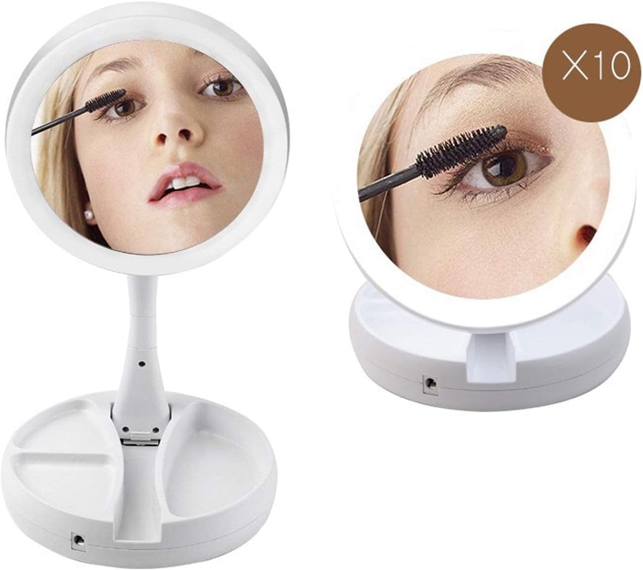 Espelho Facial de Camarim LED Articulável 4