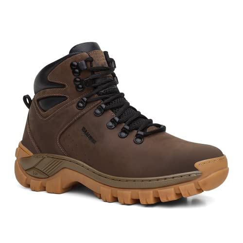 Bota Arizona em Couro Legítimo Reforçado Resistente com C.A. 1