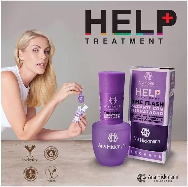 Esmalte Ana Hickmann - HELP Treatment - The Flash Secante com Hidratação 4