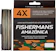 FISHERMANS Linha de Pesca Amazônica (Águas Escuras) Multifilamento 4X 1