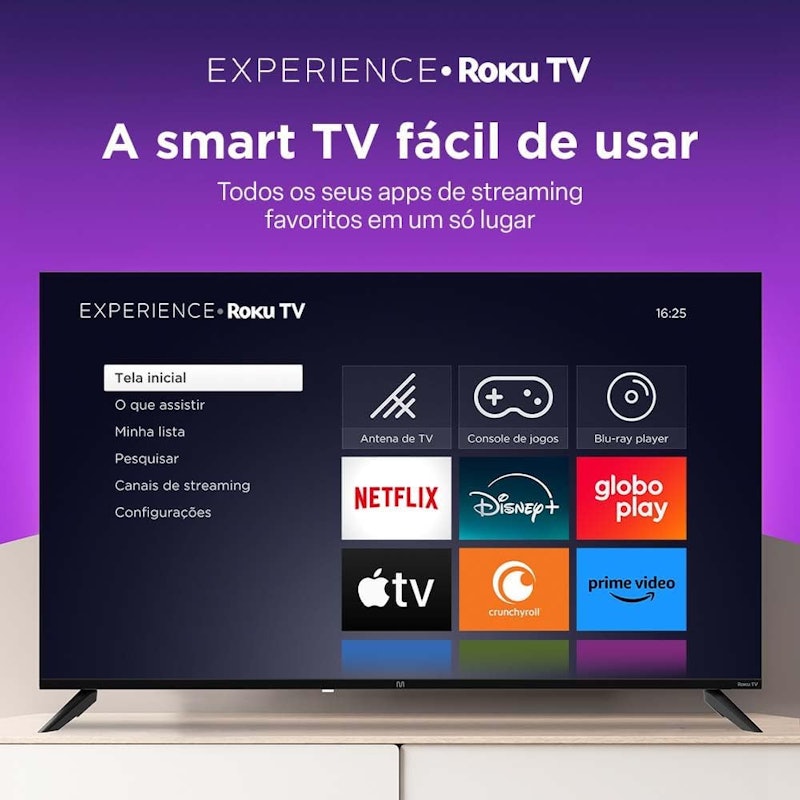 Smart TV 4K 50 DLED Wi-Fi MultiExperience Roku Multi 3