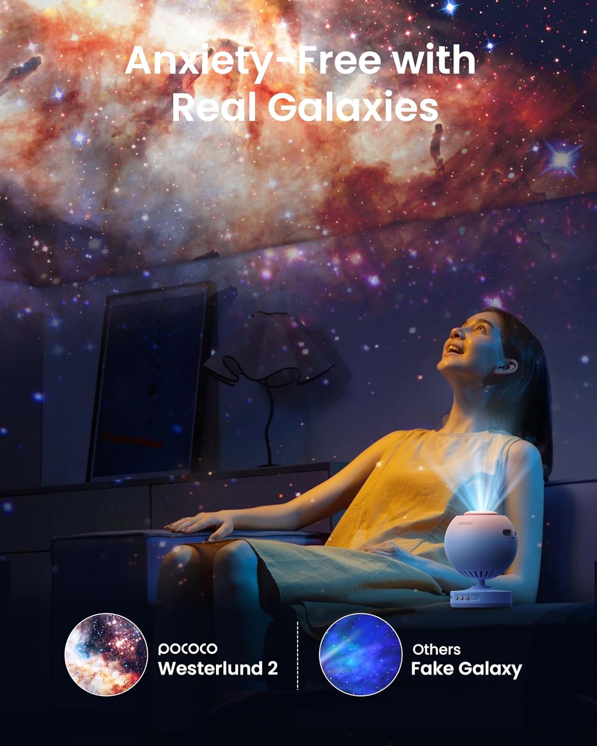 Projetor de Galáxia e Estrelas 3