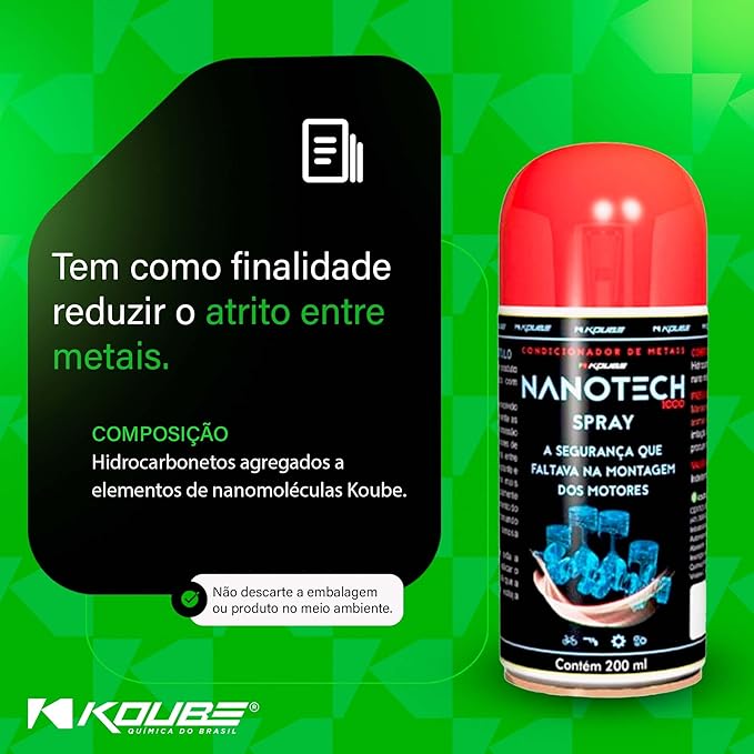 Condicionador de Metais Nanotech 1000 Spray 3