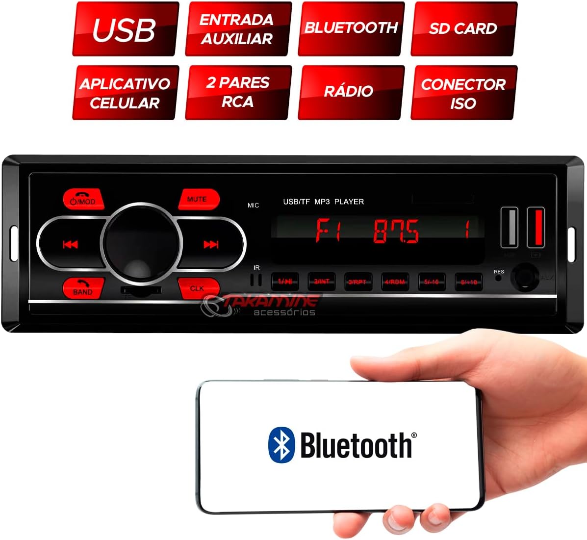 Som Automotivo Bluetooth FP Import 2