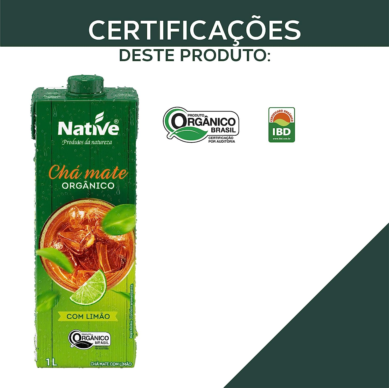 Chá Mate Limão Orgânico Native 4