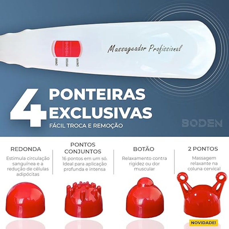 Massageador Elétrico Corporal Infravermelho Portátil Boden 2