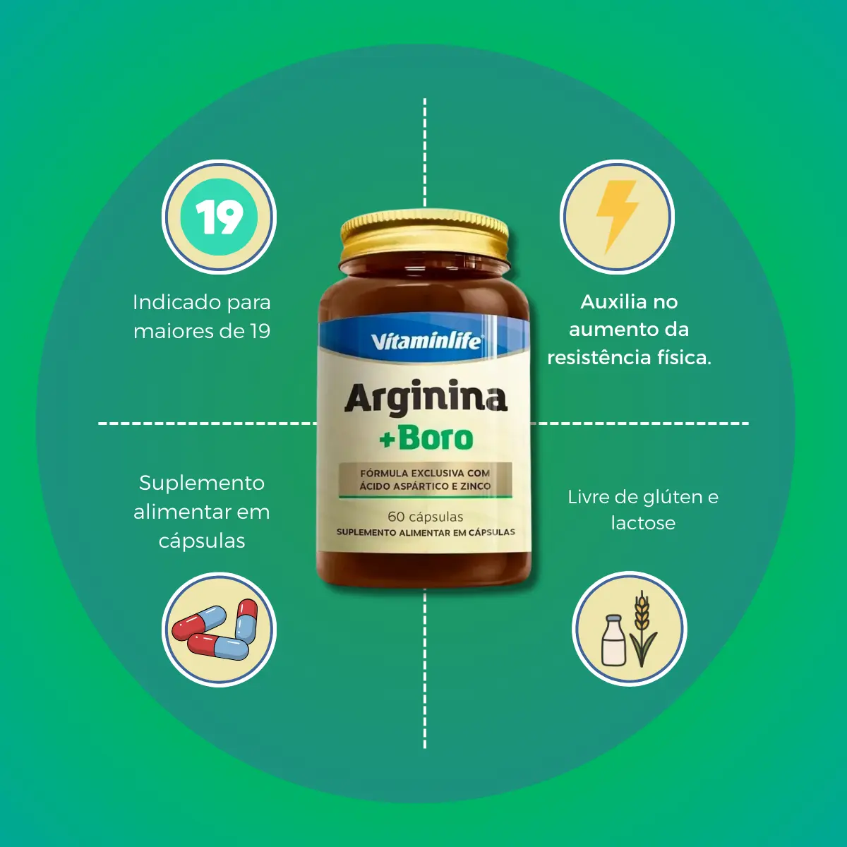 Arginina + Boro  5