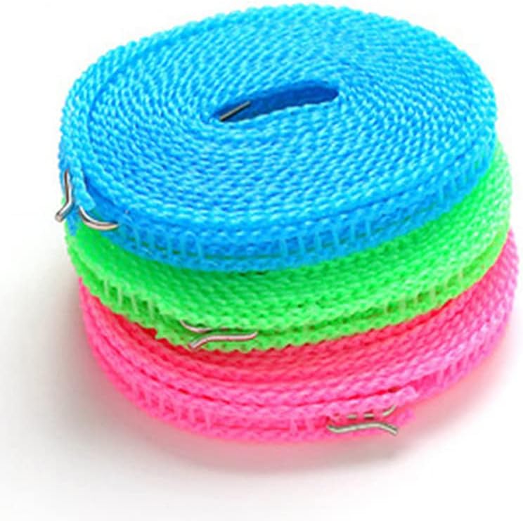 Kit de 3 Cordas Ajustáveis Varal para Roupa 3