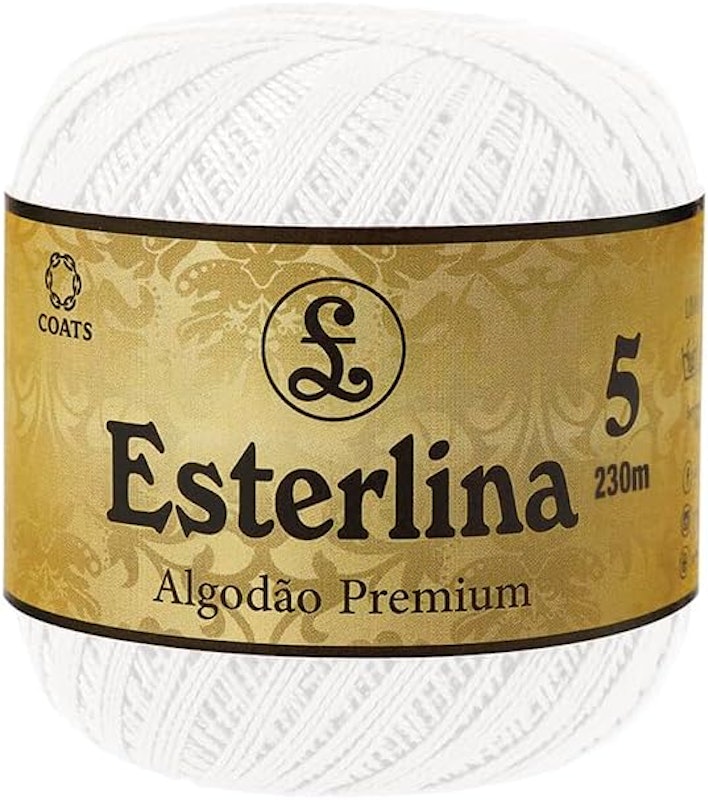 Linha para Crochê Premium Esterlina 5 1