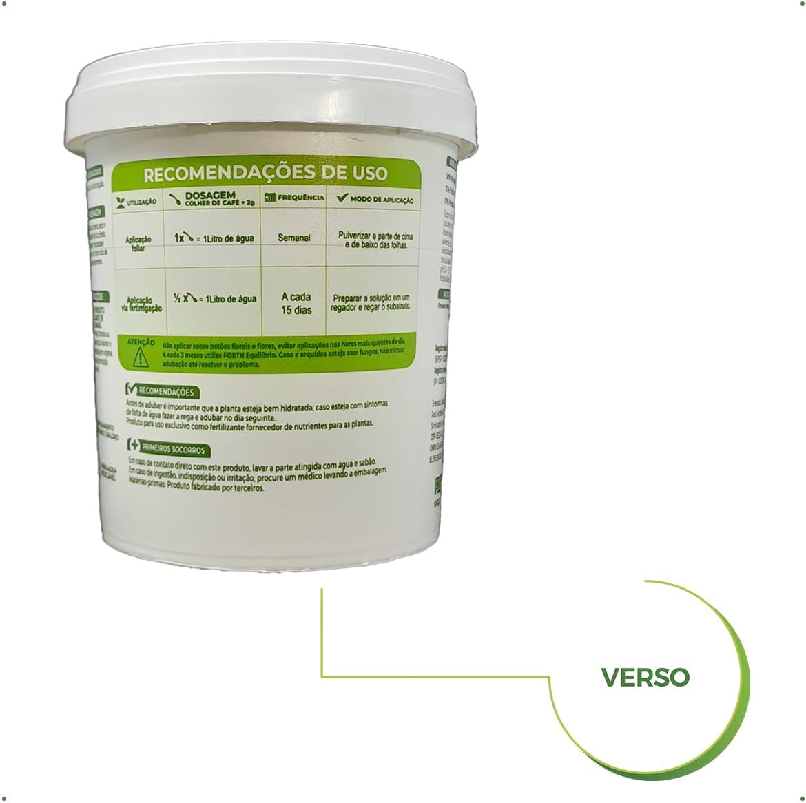 Fertilizante Mineral Misto Forth Orquídeas Crescimento 30-10-10 3
