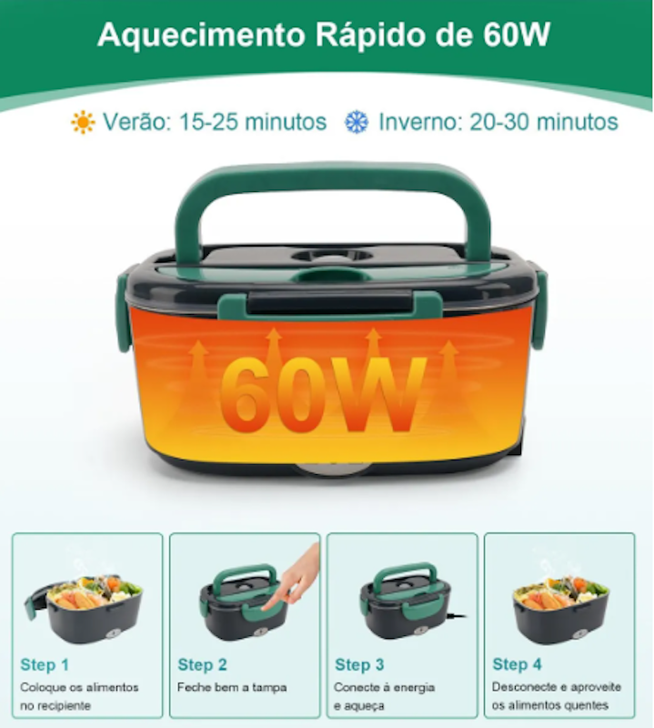 Marmita Elétrica 1,5 L 3