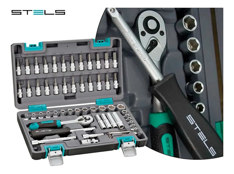 Kit de Ferramenta com Maleta 1/4 CRV 57 Peças Stels 4