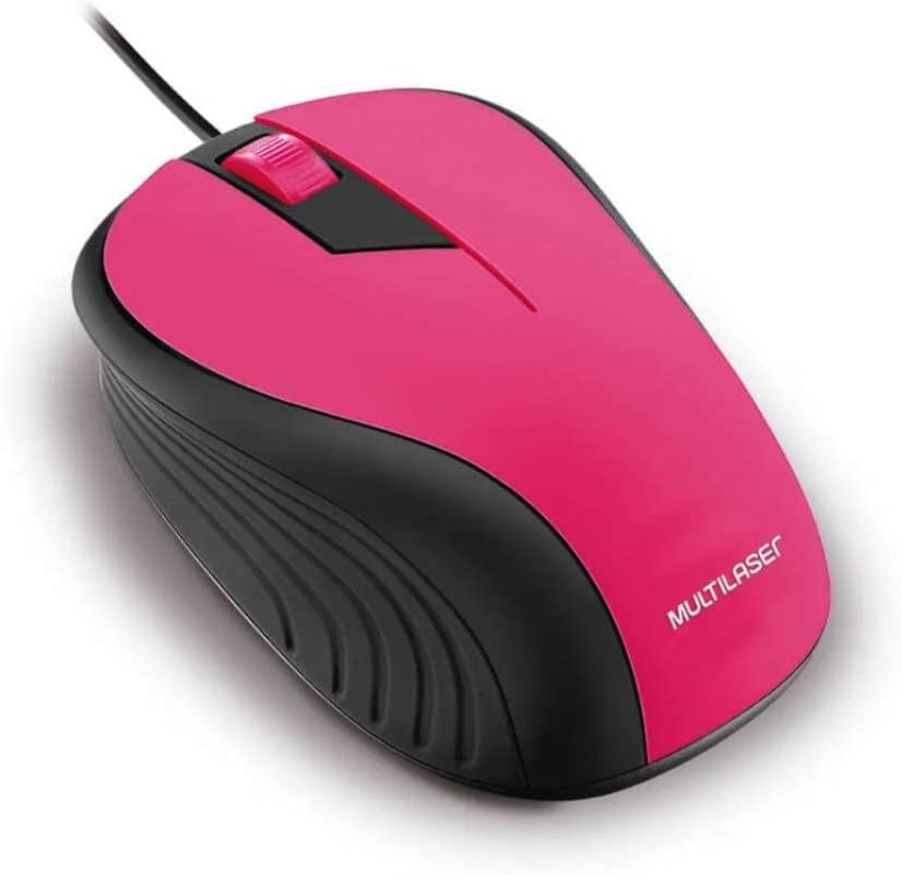 Mouse Com Fio Wave Conexão USB  3