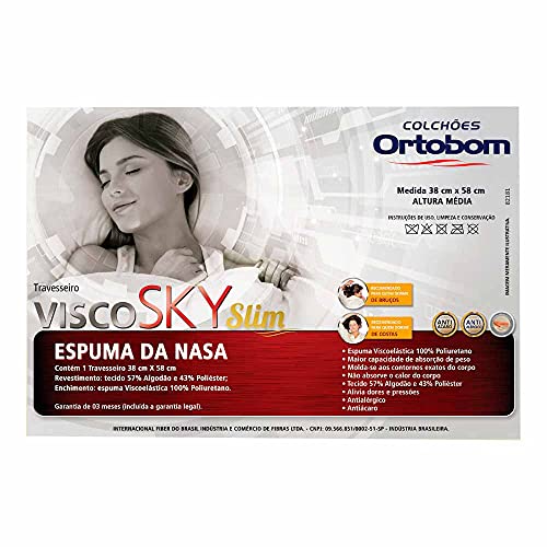 Travesseiro Visco Sky Slim 3