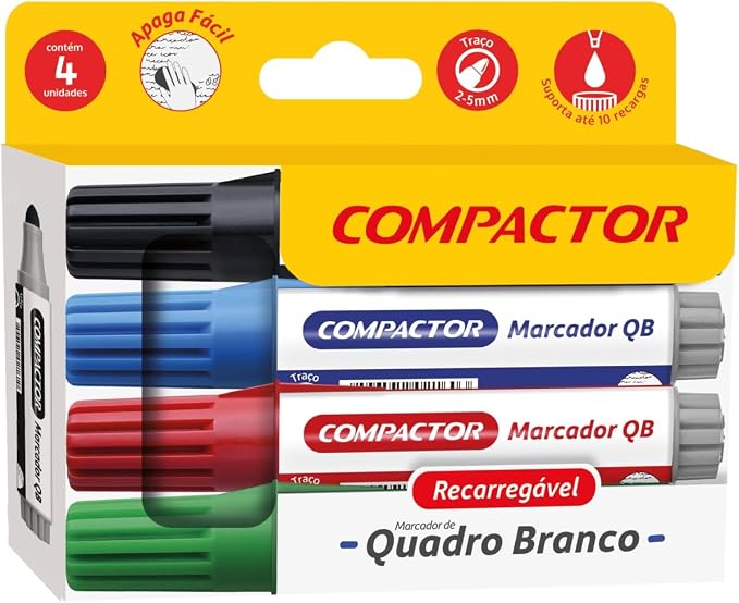 Marcador de Quadro Branco Recarregável  1