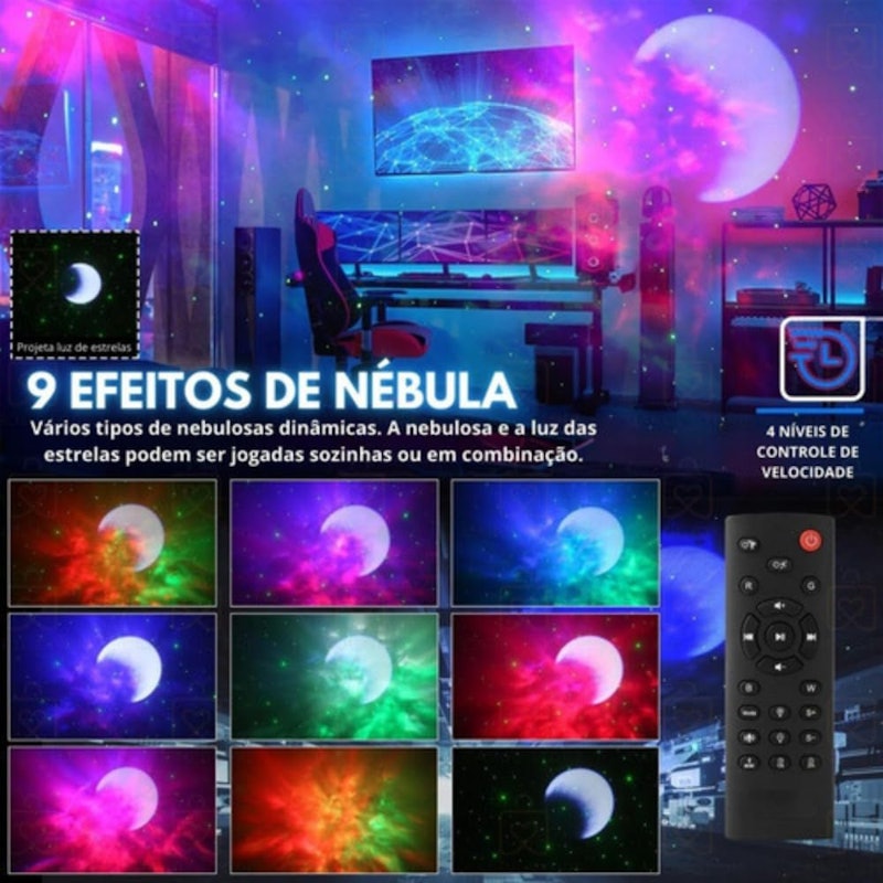 Projetor de Estrelas Astronauta 3