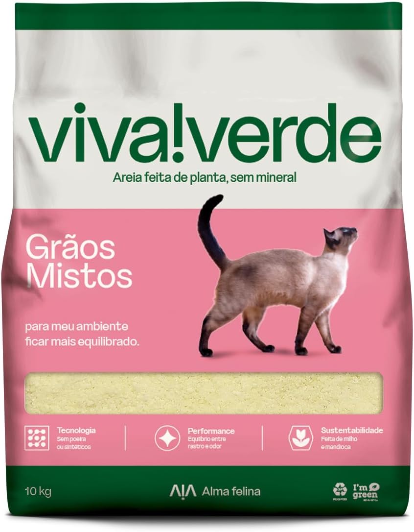 Top 10 Melhores Areias para Gatos em 2026 (Viva!Verde, Kelco e mais) 2