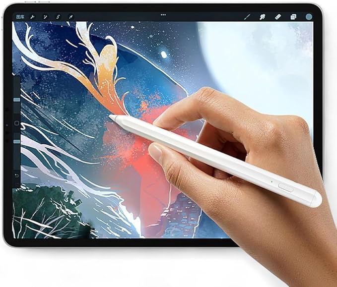 Caneta Touch Pencil D Wiwu Rejeição Palma Ponta Magnética 3