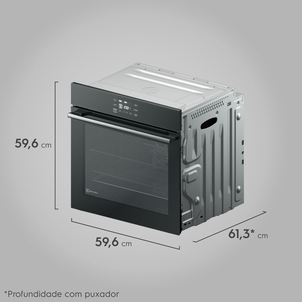 Forno de Embutir Elétrico Electrolux 80 L Experience Air Fryer 2