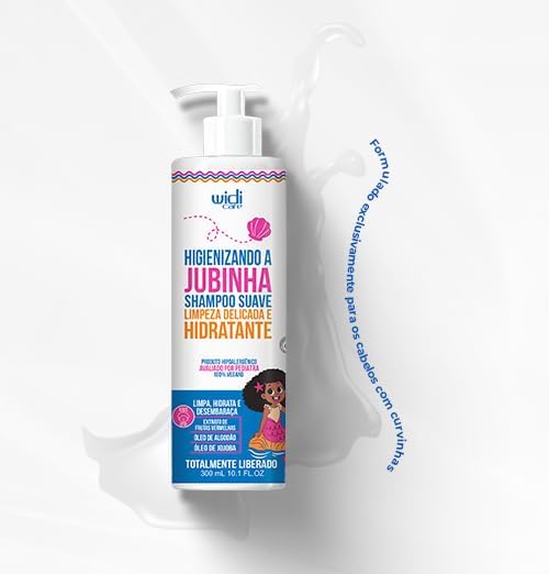 Shampoo Higienizando A Jubinha Suave Limpeza Delicada e Hidratante  3