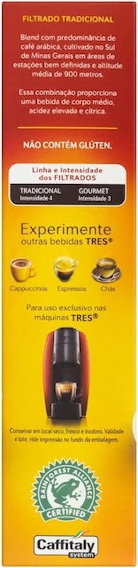 Cápsula de Café Filtrado TRES 3 Corações 4