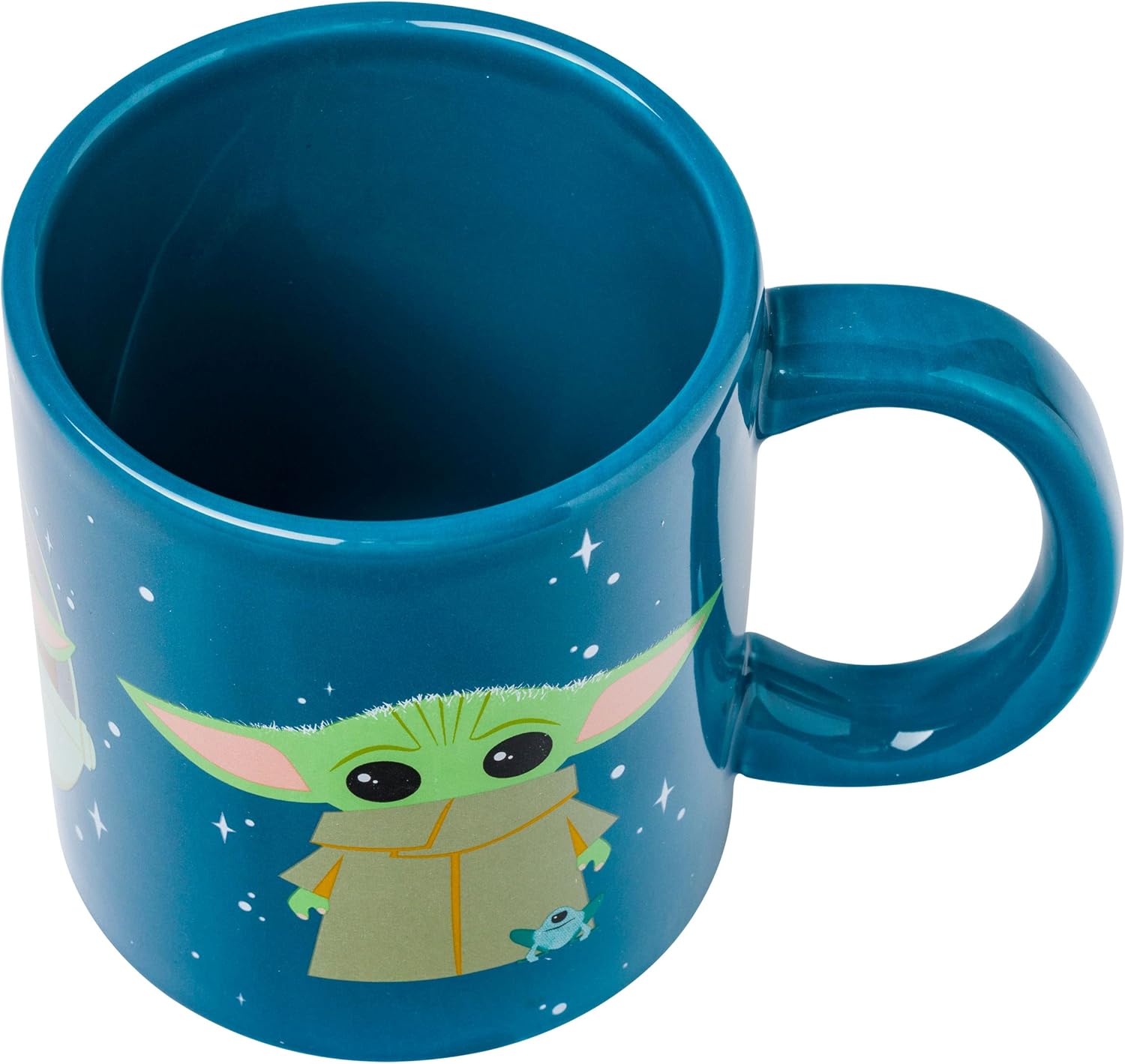 Caneca de Cerâmica Star Wars The Mandalorian Grogu com Tampa de Sapo 5