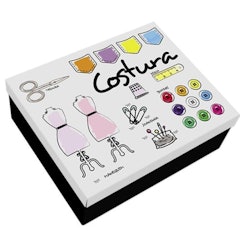 Caixa Organizadora Porta Utensílios de Costura Decorativa