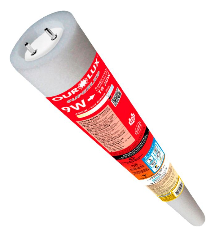 Superled Tube T8 9 W Bivolt 6500 K 1