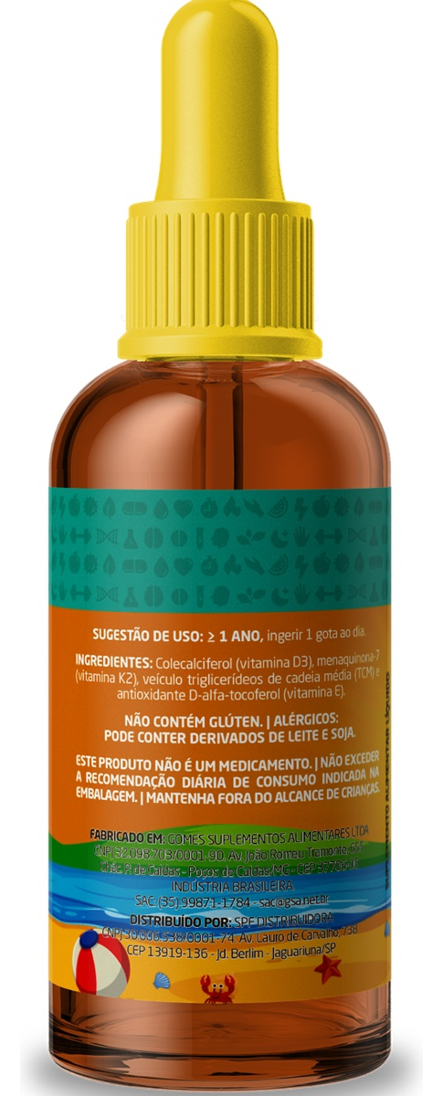 Vitamina D3 K2 Kids 600 Doses 4