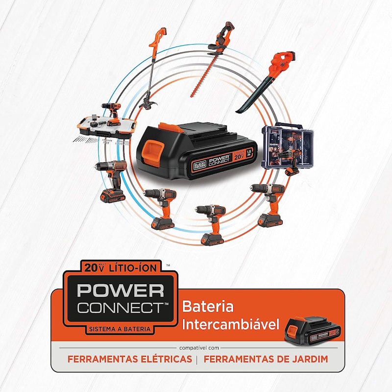 Aparador de Grama 10" sem Fio BLACK+DECKER 3