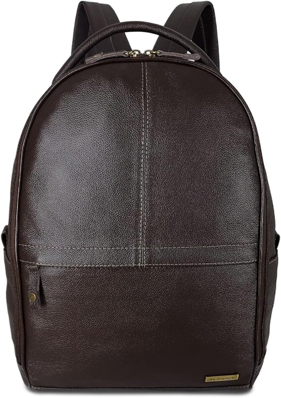 Mochila Grande de Couro com Suporte para Notebook até 15,6'' 1