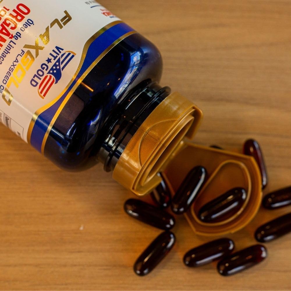 Flaxgold 1000 mg Óleo de Linhaça (Ômega 3) 5