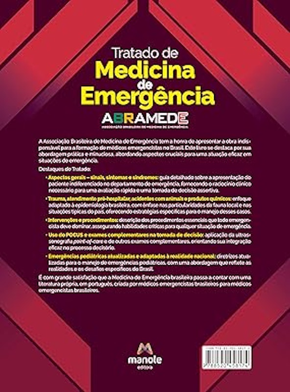 Tratado de Medicina de Emergência Abramede 1ª Edição 2