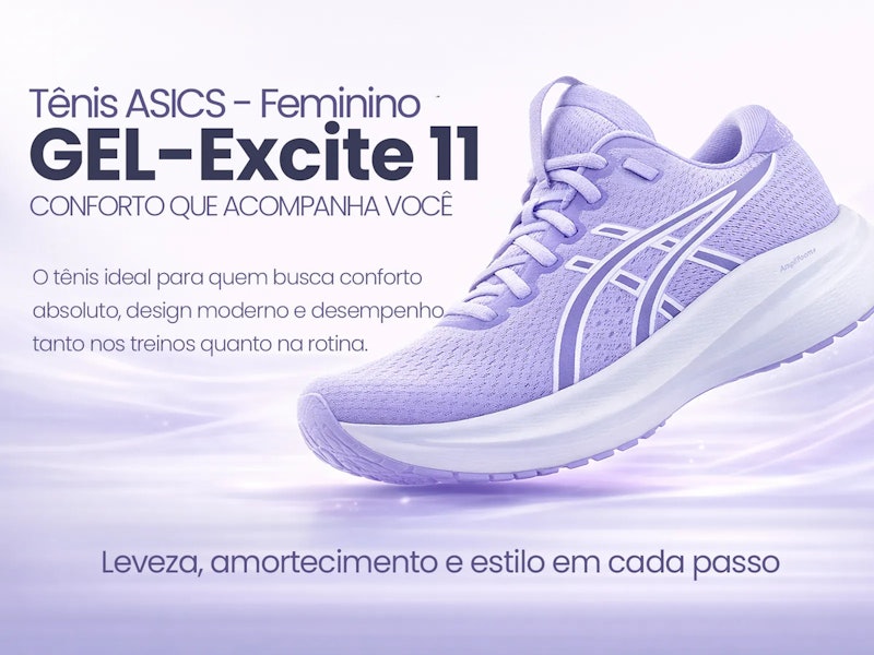 Tênis ASICS GEL-Excite 11 Feminino 4
