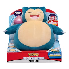 Pokémon - Pelúcia de Luxo Snorlax de 25 cm com Som