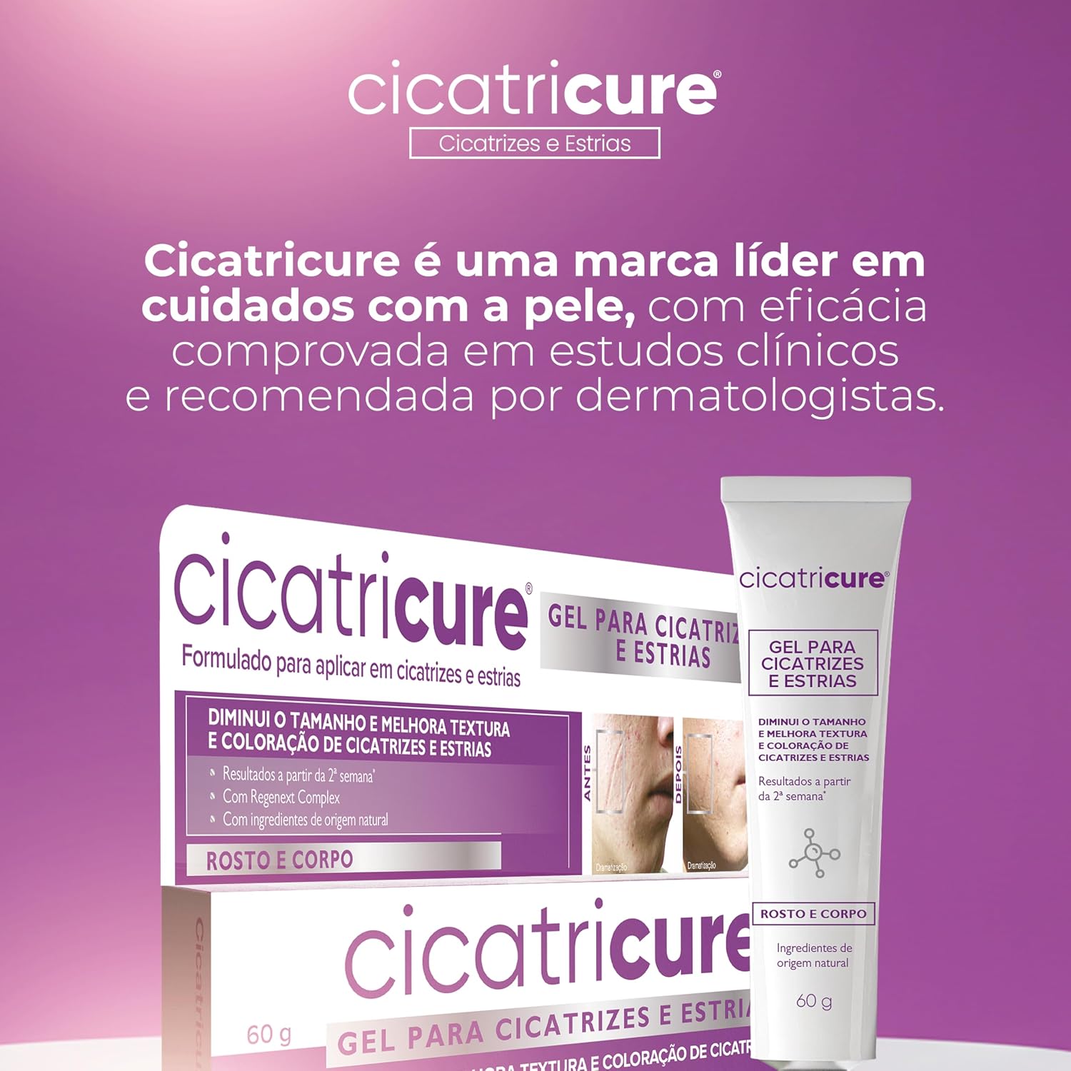 Cicatricure® Gel Cicatrizes e Estrias 3
