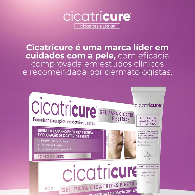 Cicatricure® Gel Cicatrizes e Estrias 3