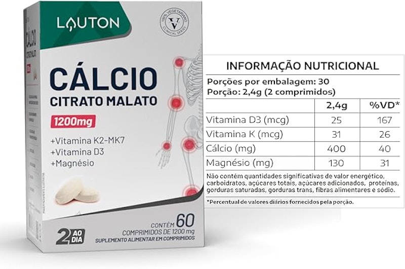 Cálcio Citrato Malato Calcitrax® 3