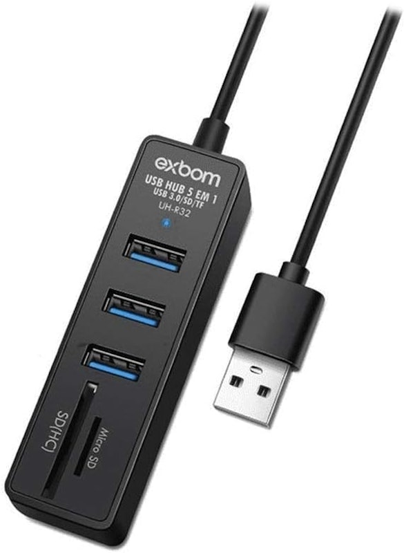 Hub Usb 3.0 5 em 1 USB 3.0/SD/TF 1