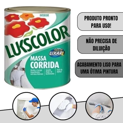 Massa Corrida Lukscolor 900 ml 2