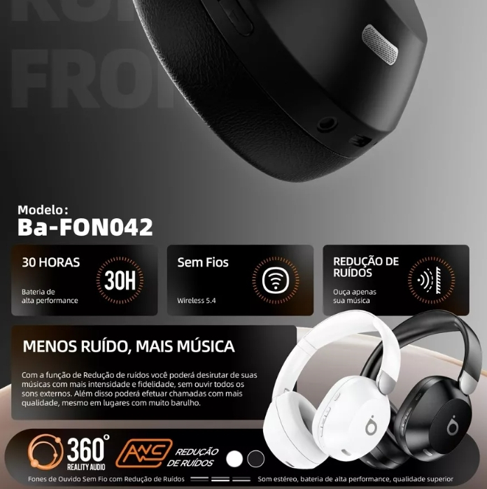 Fone de Ouvido Basike Ba Fon 042 2